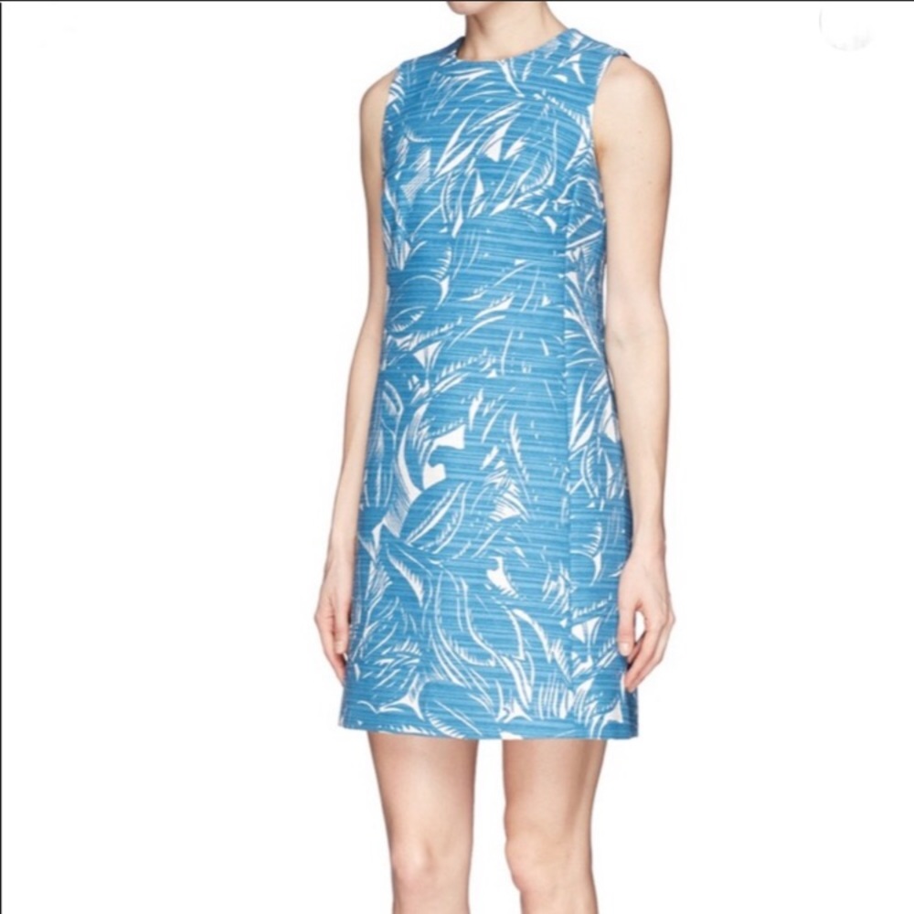 Tory Burch Printed Palm Leaf Dress
